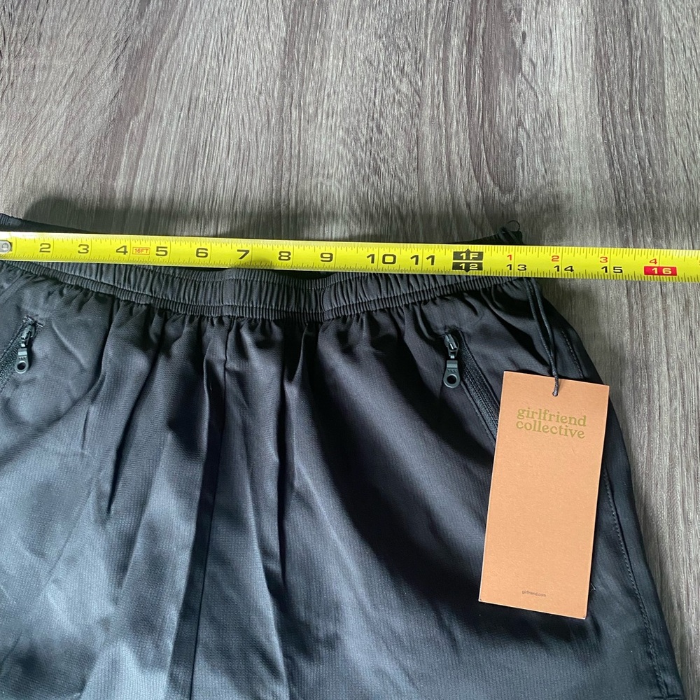 NEW Girlfriend Collective Gazelle high waist lined athletic shorts - Picture 6 of 9